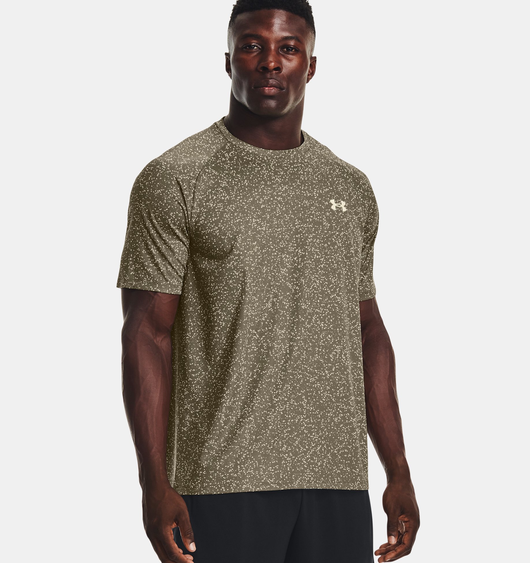 White Under Armour Tech 2.0 Short Sleeve Mens Training Top 